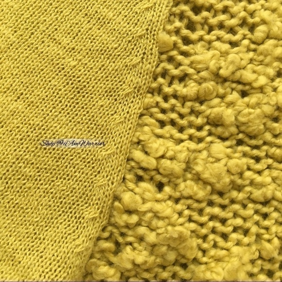 Anthropologie Little Yellow Bird citron textured pullover *shop@iamwarrior - Picture 7 of 9